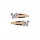 Haarspangen mit Schmetterlingen - 2 Stk