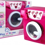 Batteriebetriebene Waschmaschine mit Sound Rosa