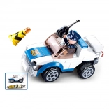 Sluban Polizei Aufzieh-Auto der Patrouille