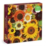 GALISON Puzzle Sonnenblumenblüten – 500 Teile