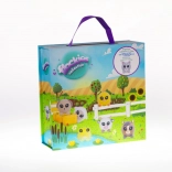 Flockies Tierhaus mit Figur Katze Caroline