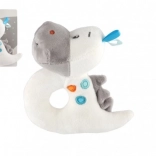 Plüsch-Rassel Dinosaurier 13 cm