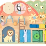 Spielbrett Häuschen mit Tieren