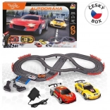 Autorennbahn Racing Collection mit 2 Autos und Controllern, Streckenlänge 440 cm