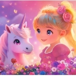 Castorland Puzzle Prinzessin mit Einhorn 100 Teile
