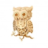 Woodcraft 3D-Holzpuzzle Eulchen