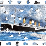 WOODEN CITY Holzpuzzle Titanic 2-in-1, 505 Teile EKO
