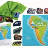 Holzpuzzle Südamerika und seine Tiere - 16 Teile und 10 Tiere