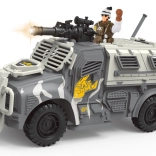 Militärfahrzeug mit Effekten