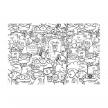 Tischunterlage Monsters