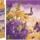 Diamantmalerei Schmetterlingswiese 30 × 30 cm