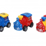 Bunte Schwungrad-Lokomotive 11 cm