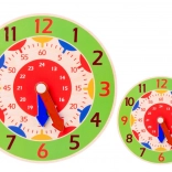 Grüne Holzlehruhren