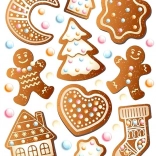 Weihnachtliche Bügelbilder großer Bogen