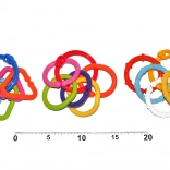Bunte Ringe für Babys