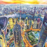 Puzzle Blick auf Shanghai 2000 Teile