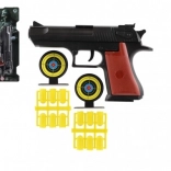 Plastik-Korkenpistole mit Munition und Zielscheiben 17 cm