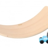 Balanceboard mit Auto und aufgeklebter Straße