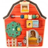 Aktives Holzbrett Scheune