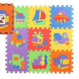 Schaumstoff-Puzzle Verkehrsmittel 27 × 27