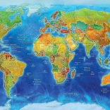 ART PUZZLE Puzzle Politische Weltkarte 2000 Teile