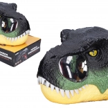 Dinosaurier-Kopfbedeckungsmaske mit Licht- und Soundeffekten