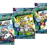 Magisches Malen mit Wasser - Lustiger Zug