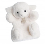 Doudou Plüschhandpuppe Schaf 25 cm