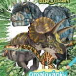 Malbuch A5+ Dino – Dinosaurier für Kinder