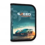 Einschichtige Federmappe mit Auto-Motiv Oxybag