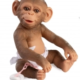 Reborn-Äffchen-Baby mit Ganzvinylkörper 32 cm