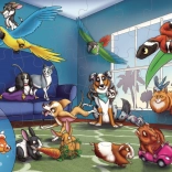 Bodenpuzzle Haustiere 48 Stück