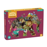Afrika-Safari-Puzzle in Elefantenform, 300 Teile