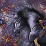 Puzzle Blaue Rose 1000 Teile