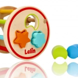 Runder Holzsortierkasten mit Formen Lelin