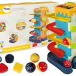 Lernwürfel mit Kugelrutsche und Mini-Keyboard