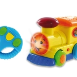 Ferngesteuerte Lokomotive mit Lenkrad