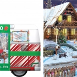 EUROGRAPHICS Puzzle in Blechdose Weihnachtsbus Volkswagen 550 Teile