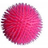 Leuchtender zotteliger Ball – elastischer sensorischer Ball in melierten Farben