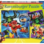 Ravensburger Puzzle Power Players 3×49 Teile