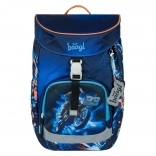 Baagl Schulrucksack Airy mit Motorradmotiv