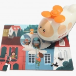 Holzpuzzle mit Spielzeug-Helikopter, 24 Teile, TOP BRIGHT