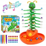 woopie tanzende raupe – geschicklichkeitsspiel für die ganze familie