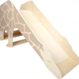 Holz-Kinderrutsche Giraffe für den Innenbereich Wildlife