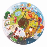 Bigjigs Toys Runden Bodenpuzzle Vier Jahreszeiten