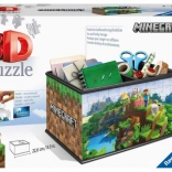 Ravensburger 3D Puzzle MINECRAFT Aufbewahrungstruhe (108 Teile)