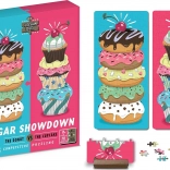 Puzzle Duel Süßes Duell: Donut vs. Cupcake 2×70 Teile