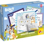 Zeichenschule BLUEY – Kreativset mit Arbeitsheft und 4 abwischbaren Tafeln