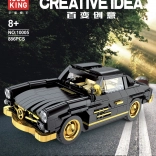 Retro-Bausteinset Auto, 886 Teile