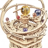 Rokr 3D Holzpuzzle Sternennacht – mechanisches Planetarium mit Spieluhr